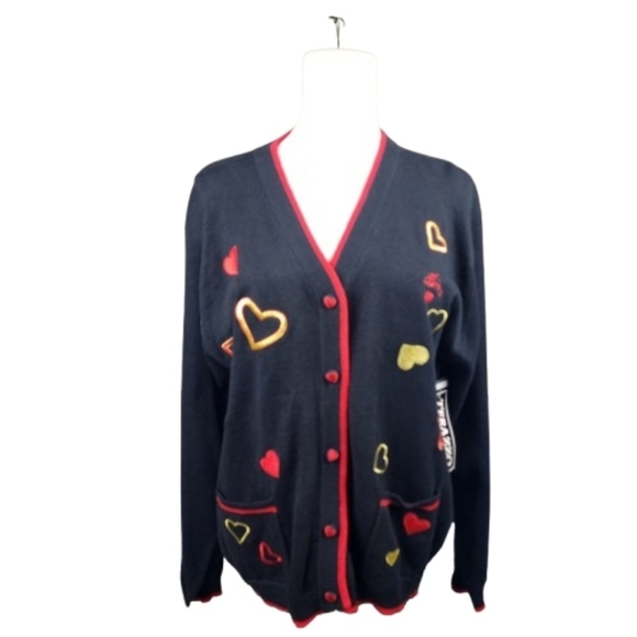 Elvis Presley Sweaters - Vintage Elvis Presley ExclusiveGraceland Black Embroidered Cardigan Collectible